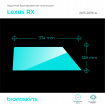 Защитная пленка мультимедиа Lexus RX 2015-2019