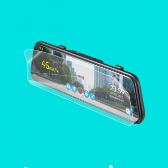 Защитная пленка на экран видеорегистратора iBOX UltraWide 4K