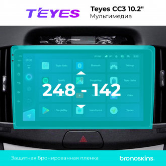 Защитная пленка мультимедиа Teyes CC3 10.2"
