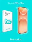 Защитная бронированная пленка на Oppo A7 Pro Max