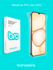 Защитная бронированная пленка на Realme P4 Lite (4G)