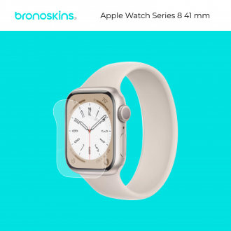 Защитная бронированная пленка на часы Apple Watch Series 8 41мм