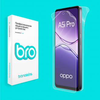 Защитная бронированная пленка на Oppo A5i