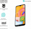 Защитная бронированная пленка на Samsung Galaxy A01