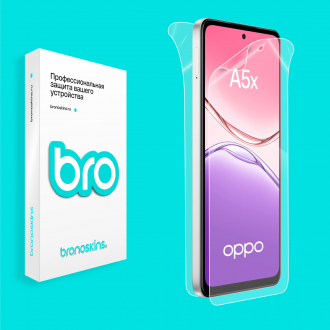 Защитная бронированная пленка на Oppo A5x