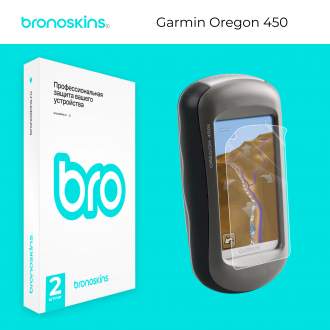 Защитная бронированная пленка на навигатор Garmin Oregon 450