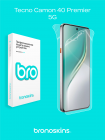 Защитная бронированная пленка на Tecno Camon 40 Premier 5G