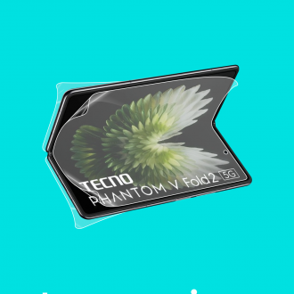 Защитная бронированная пленка на Tecno Phantom V Fold 2 5G