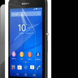 Защитная бронированная пленка на Sony Xperia E4