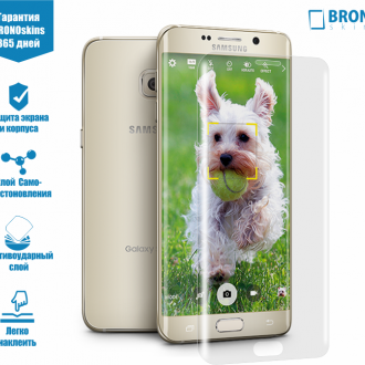 Защитная бронированная пленка на Samsung Galaxy S6 edge plus
