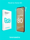 Защитная бронированная пленка на Realme Note 80