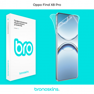 Защитная бронированная пленка на Oppo Find X8 Pro