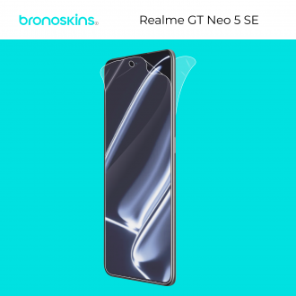 Защитная бронированная пленка на Realme GT Neo 5 SE