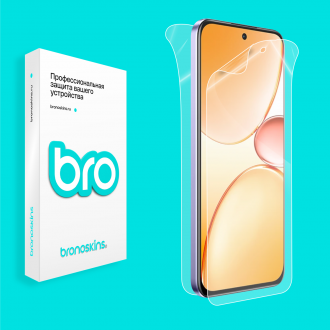 Защитная бронированная пленка на Realme С85 Pro