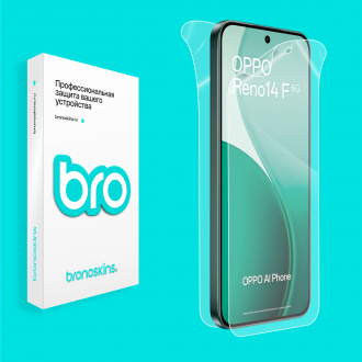 Защитная бронированная пленка на Oppo Reno 14F 5G