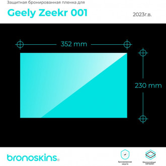 Защитная пленка мультимедиа Geely Zeekr 001