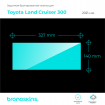 Защитная пленка мультимедиа Toyota Land Cruiser 300