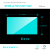 Защитная пленка мультимедиа Toyota Land Cruiser 300