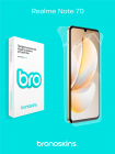 Защитная бронированная пленка на Realme Note 70