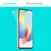 Защитная бронированная пленка на Tecno Spark 20C