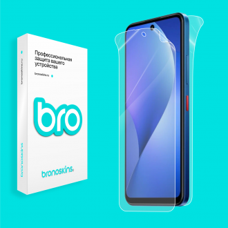 Защитная бронированная пленка на Meizu Mblu 22 Pro