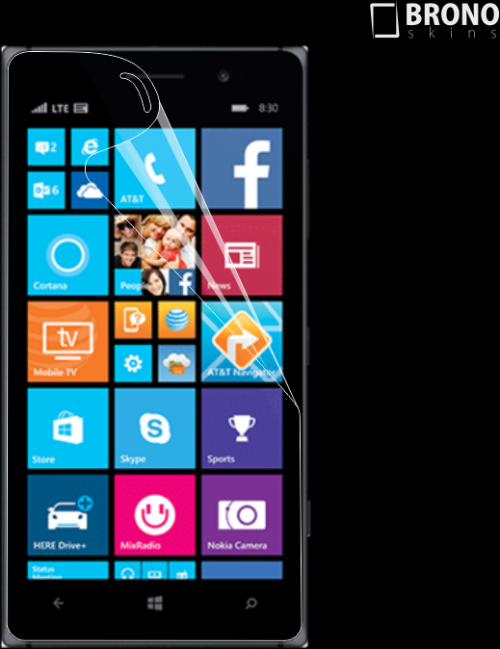 Защитная бронированная пленка на Microsoft Lumia 830