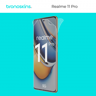 Защитная бронированная пленка на Realme 11 Pro