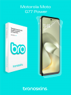 Защитная бронированная пленка на Motorola Moto G77 Power