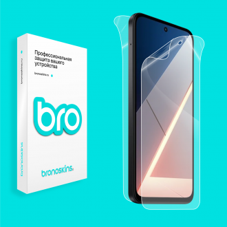 Защитная бронированная пленка на Xiaomi Poco M8s