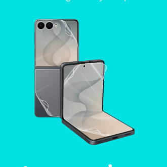 Защитная бронированная пленка на Samsung Galaxy Z Flip 8